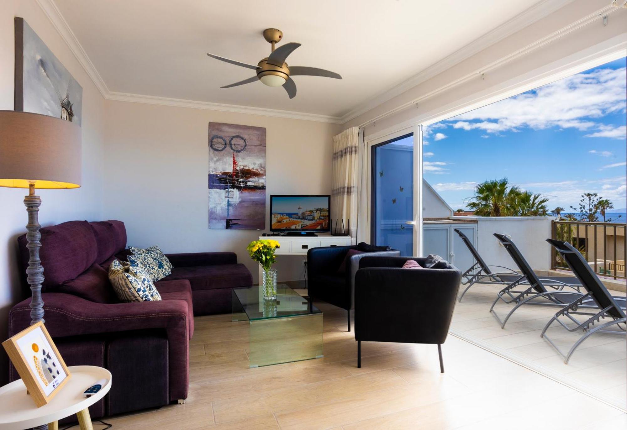 Ocean Panorama - 3 Ac Bedrooms, Private Garage, New Pool, 2 Bathrooms, Tv Channels Acantilado de los Gigantes Ngoại thất bức ảnh